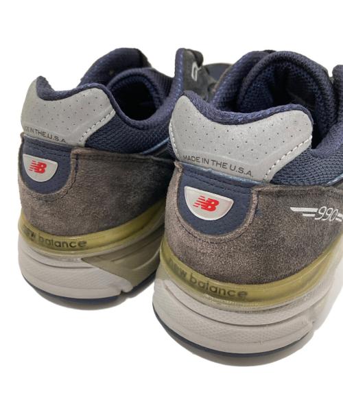NEW BALANCE（ニューバランス）NEW BALANCE (ニューバランス) M990NV4　ローカットスニーカー ネイビー サイズ:26.5cmの古着・服飾アイテム