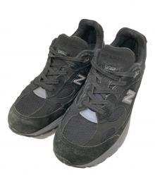 NEW BALANCE（ニューバランス）の古着「M992BL　ローカットスニーカー　992v1」｜ブラック