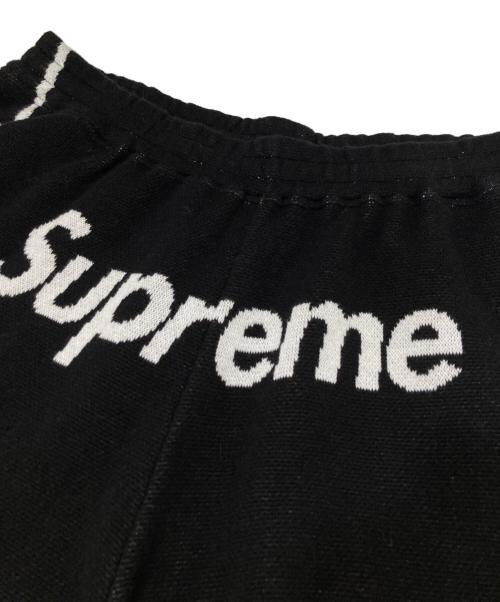 SUPREME（シュプリーム）SUPREME (シュプリーム) UMBRO (アンブロ) Knit Soccer Short　ニットサッカーショーツ　コラボハーフパンツ　ニットパンツ ブラック サイズ:XLの古着・服飾アイテム
