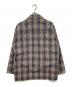 Vivienne Westwood man (ヴィヴィアン ウェストウッド マン) ロゴチェックシャツジャケット　LOGO CHECK SHIRTS JACKET オーブ グレー サイズ:46：18000円