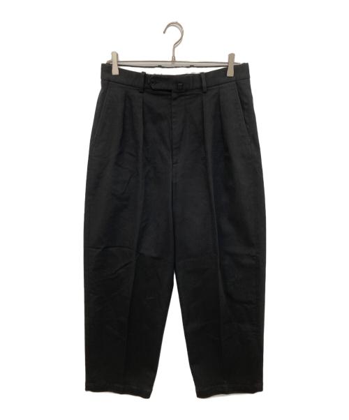 STEVEN ALAN（スティーブンアラン）STEVEN ALAN (スティーブンアラン) ドリル インツープリーツ ドレストラウザーズ　8114-177-1118 ブラック サイズ:Mの古着・服飾アイテム