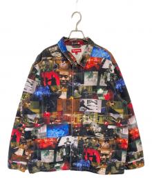 SUPREME（シュプリーム）の古着「Nas and DMX Collage Denim Chore Coat　デニムジャケット　21AW」｜マルチカラー