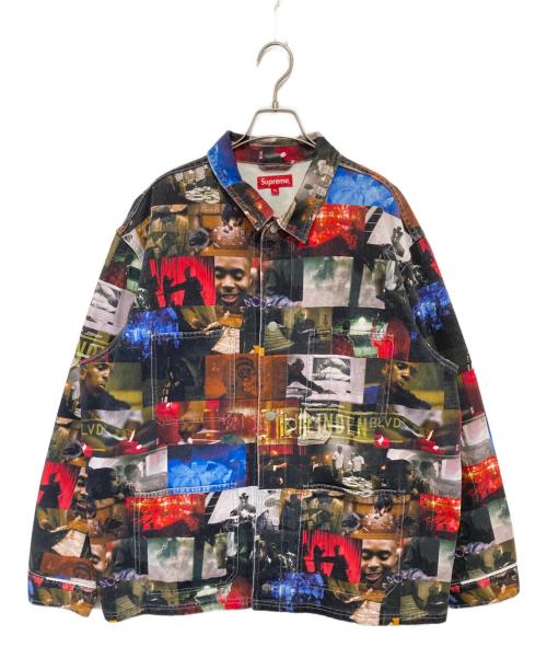 SUPREME（シュプリーム）SUPREME (シュプリーム) Nas and DMX Collage Denim Chore Coat　デニムジャケット　21AW マルチカラー サイズ:XLの古着・服飾アイテム