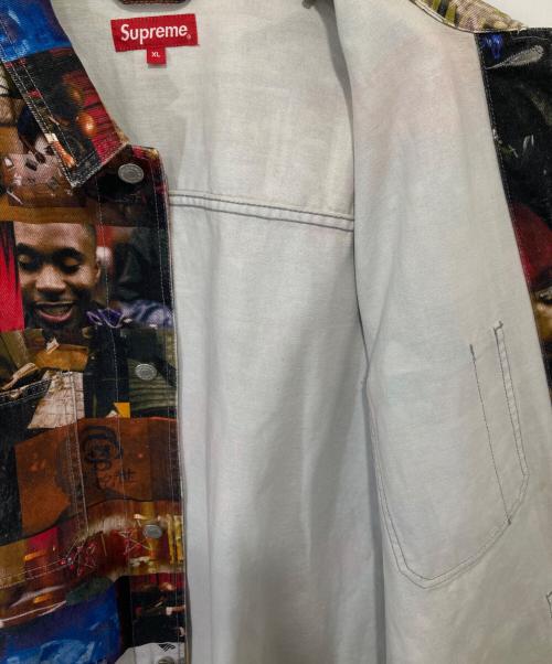 SUPREME（シュプリーム）SUPREME (シュプリーム) Nas and DMX Collage Denim Chore Coat　デニムジャケット　21AW マルチカラー サイズ:XLの古着・服飾アイテム