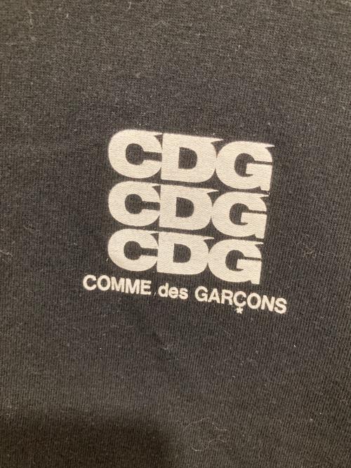 CDG（シーディージー）CDG (シーディージー) CDG OVERSIZED T-SHIRT2 COMME des GARÇONS コム デ ギャルソン AD2024 SZ-T056 ブラック サイズ:Sの古着・服飾アイテム