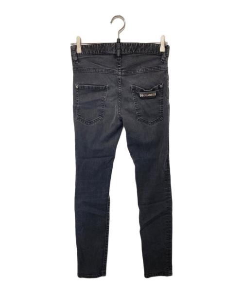 DSQUARED2（ディースクエアード）DSQUARED2 (ディースクエアード) スーパーツインキー ジーンズ　S74LB0992 ブラック サイズ:42の古着・服飾アイテム