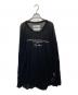 DAIRIKU（ダイリク）の古着「シースルービッグラグランTEE　24SS C-5」｜ブラック