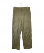 HYKEハイク）の古着「BACK SATIN BAKER PANTS　バックサテンベイカーパンツ　13294」｜カーキ
