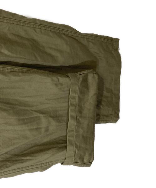 HYKE（ハイク）HYKE (ハイク) BACK SATIN BAKER PANTS　バックサテンベイカーパンツ　13294 カーキ サイズ:XXLの古着・服飾アイテム