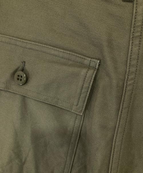 HYKE（ハイク）HYKE (ハイク) BACK SATIN BAKER PANTS　バックサテンベイカーパンツ　13294 カーキ サイズ:XXLの古着・服飾アイテム