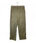 HYKE（ハイク）の古着「BACK SATIN BAKER PANTS　バックサテンベイカーパンツ　13294」｜カーキ