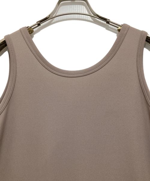Plage（プラージュ）Plage (プラージュ) リブタンクワンピース ベージュ サイズ:36の古着・服飾アイテム