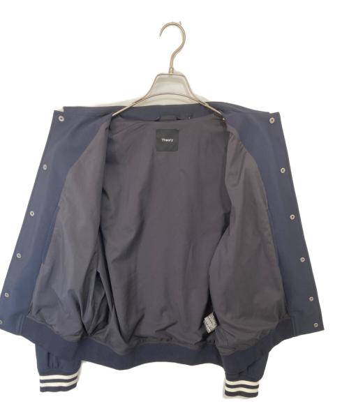 theory（セオリー）theory (セオリー) VARSITY JKT LDC（バーシティ ジャケット）　09-4304117 ネイビー サイズ:Lの古着・服飾アイテム