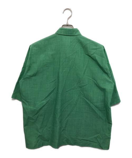 IM MEN（アイム メン）IM MEN (アイム メン) リネンミックス S/S シャツ　LA21FJ159 グリーン サイズ:2の古着・服飾アイテム