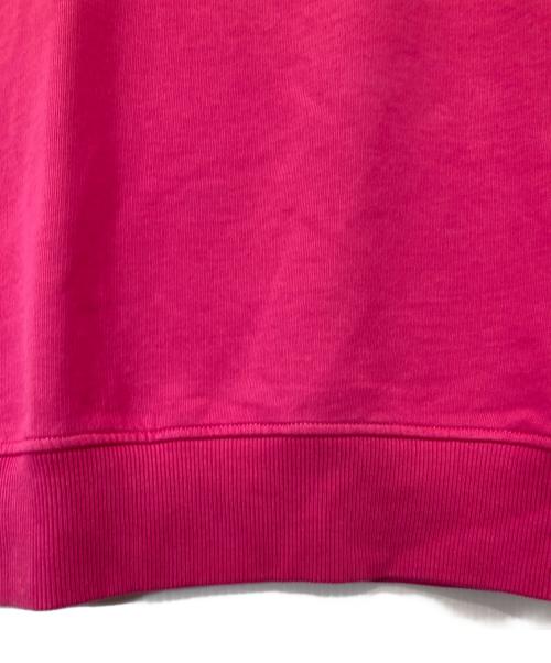 AMI Alexandre Mattiussi（アミアレクサンドルマテュッシ）AMI Alexandre Mattiussi (アミアレクサンドルマテュッシ) Small Heart Embroidery Sweatshirt（スモールハートロゴ刺繍スウェット）　E20HJ007.730 ピンク サイズ:Lの古着・服飾アイテム