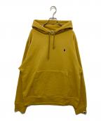A BATHING APEア ベイシング エイプ）の古着「Head One Point Relaxed Fit Pullover Hoodie ロゴパーカー　001PPJ301014M」｜イエロー