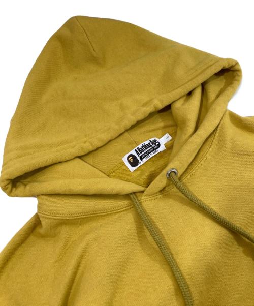 A BATHING APE（ア ベイシング エイプ）A BATHING APE (ア ベイシング エイプ) Head One Point Relaxed Fit Pullover Hoodie ロゴパーカー　001PPJ301014M イエロー サイズ:Lの古着・服飾アイテム