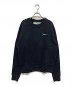OFFWHITEオフホワイト）の古着「ロゴスウェット　OMBA025S19D25022」｜ブラック