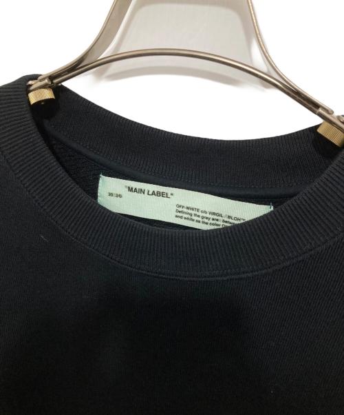 OFFWHITE（オフホワイト）OFFWHITE (オフホワイト) ロゴスウェット　OMBA025S19D25022 ブラック サイズ:Lの古着・服飾アイテム