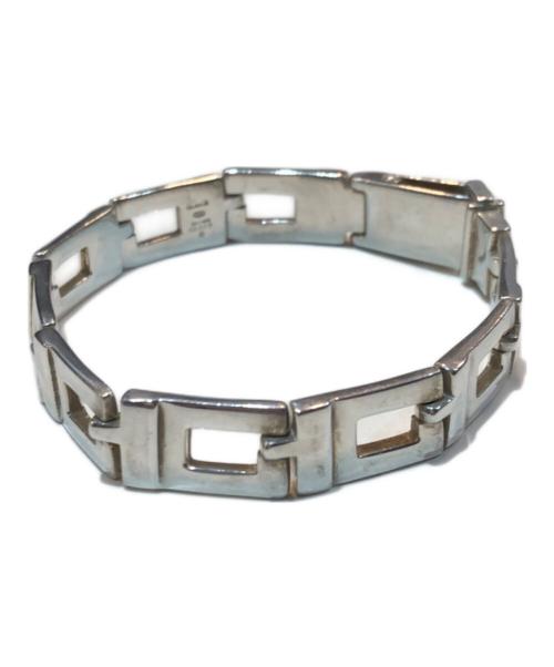 GUCCI（グッチ）GUCCI (グッチ) Gロゴ プレート シルバーブレスレット シルバーの古着・服飾アイテム