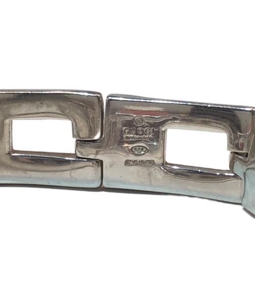 GUCCI（グッチ）GUCCI (グッチ) Gロゴ プレート シルバーブレスレット シルバーの古着・服飾アイテム