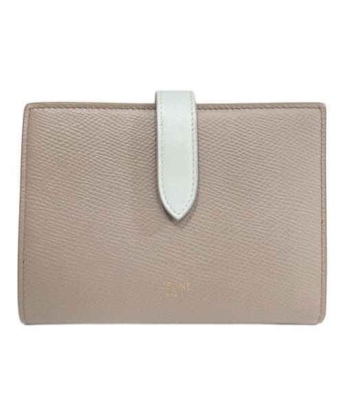 CELINE（セリーヌ）CELINE (セリーヌ) ミディアムストラップウォレット　二つ折り財布の古着・服飾アイテム