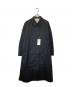 MUJI LABO（ムジラボ）の古着「高密度コットン シングルブレストコート」｜ブラック