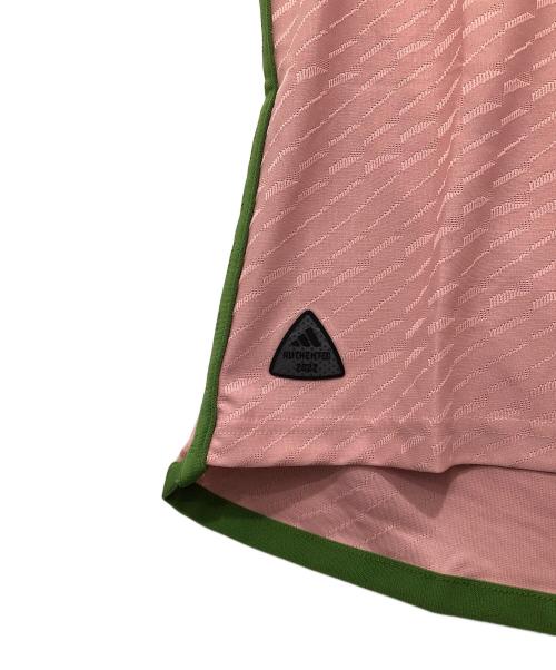 adidas（アディダス）adidas (アディダス) NIGOコラボ ゲームシャツ サッカーユニフォーム HS5759 ピンク サイズ:Mの古着・服飾アイテム