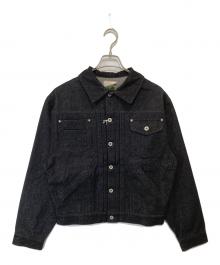 Ballsy.Brothers（ボールジーブラザーズ）の古着「Western short denim jacket（ウエスタン ショートデニムジャケット）　BS1044」｜ブラック
