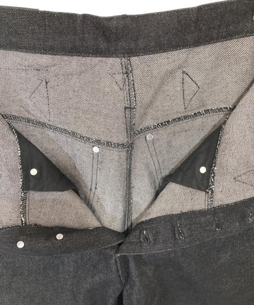 Ballsy.Brothers（ボールジーブラザーズ）Ballsy.Brothers (ボールジーブラザーズ) Wide baggy painter denim pants（ワイドバギー ペインターデニムパンツ）　BS1045 ブラック サイズ:Lの古着・服飾アイテム