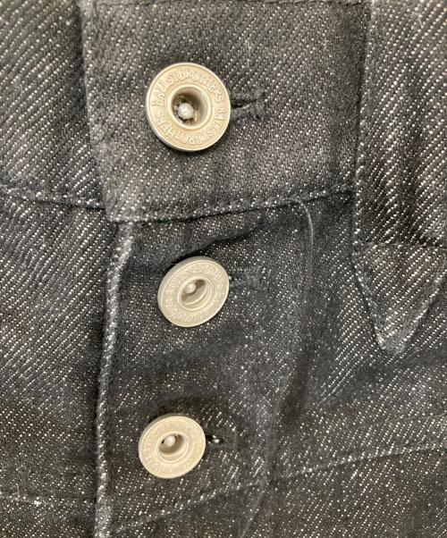 Ballsy.Brothers（ボールジーブラザーズ）Ballsy.Brothers (ボールジーブラザーズ) Wide baggy painter denim pants（ワイドバギー ペインターデニムパンツ）　BS1045 ブラック サイズ:Lの古着・服飾アイテム