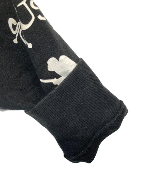 stussy（ステューシー）stussy (ステューシー) A BATHING APE (ア ベイシング エイプ) アームロゴプリント ジップアップ フーディ ブラック サイズ:Mの古着・服飾アイテム