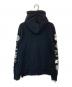 stussy (ステューシー) A BATHING APE (ア ベイシング エイプ) アームロゴプリント ジップアップ フーディ ブラック サイズ:M：20000円