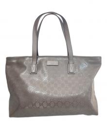 GUCCI（グッチ）の古着「GGインプリメ トートバッグ　211137」｜ブラウン