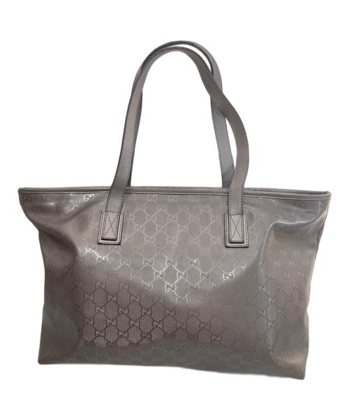 GUCCI（グッチ）GUCCI (グッチ) GGインプリメ トートバッグ　211137 ブラウンの古着・服飾アイテム