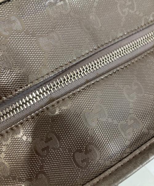 GUCCI（グッチ）GUCCI (グッチ) GGインプリメ トートバッグ　211137 ブラウンの古着・服飾アイテム