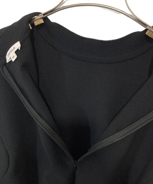 ENFOLD（エンフォルド）ENFOLD (エンフォルド) SOLID SLEEVE PULLOVER（ソリッドスリーブプルオーバー）300HS230-0160 ブラック サイズ:38の古着・服飾アイテム