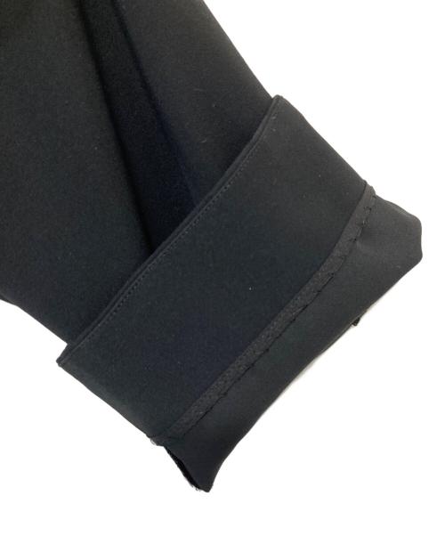 ENFOLD（エンフォルド）ENFOLD (エンフォルド) PEダブルクロス ラウンドフレアカーデ 300FA130-1600 ブラック サイズ:38の古着・服飾アイテム