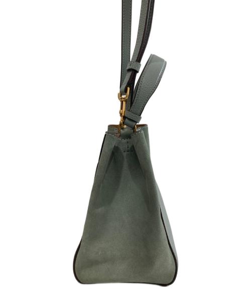 TORY BURCH（トリーバーチ）TORY BURCH (トリーバーチ) マックグロー スモール 2way バケットバッグ グリーンの古着・服飾アイテム