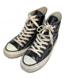 CONVERSE ADDICT（コンバース アディクト）の古着「CHUCK TAYLOR ENAMEL HI　チャックテイラーエナメルハイ」｜ブラック