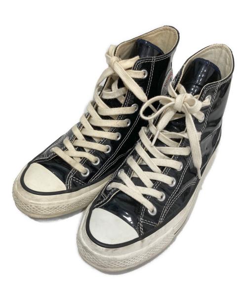 CONVERSE ADDICT（コンバース アディクト）CONVERSE ADDICT (コンバース アディクト) CHUCK TAYLOR ENAMEL HI　チャックテイラーエナメルハイ ブラック サイズ:27㎝の古着・服飾アイテム