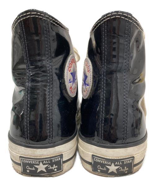 CONVERSE ADDICT（コンバース アディクト）CONVERSE ADDICT (コンバース アディクト) CHUCK TAYLOR ENAMEL HI　チャックテイラーエナメルハイ ブラック サイズ:27㎝の古着・服飾アイテム