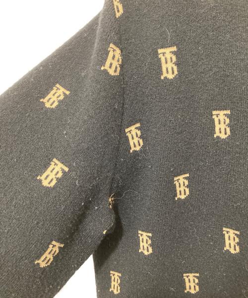 BURBERRY（バーバリー）BURBERRY (バーバリー) PALENA モノグラムカーディガン 8021033 ブラック サイズ:Sの古着・服飾アイテム
