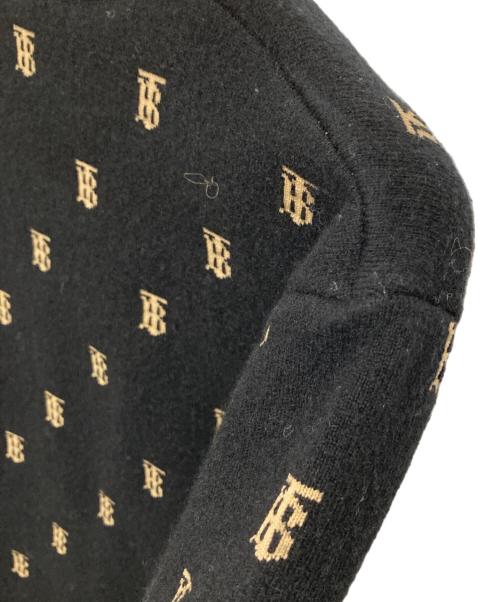 BURBERRY（バーバリー）BURBERRY (バーバリー) PALENA モノグラムカーディガン 8021033 ブラック サイズ:Sの古着・服飾アイテム