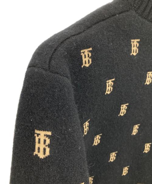 BURBERRY（バーバリー）BURBERRY (バーバリー) PALENA モノグラムカーディガン 8021033 ブラック サイズ:Sの古着・服飾アイテム