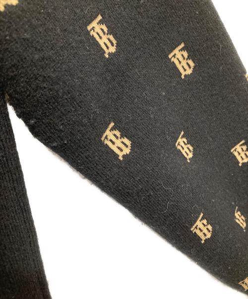BURBERRY（バーバリー）BURBERRY (バーバリー) PALENA モノグラムカーディガン 8021033 ブラック サイズ:Sの古着・服飾アイテム
