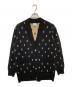 BURBERRY（バーバリー）の古着「PALENA モノグラムカーディガン 8021033」｜ブラック