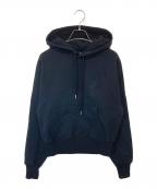 AMI Alexandre Mattiussiアミアレクサンドルマテュッシ）の古着「AMI DE COJPY HOODIE　アミデフーディー　USW202.747」｜ブラック