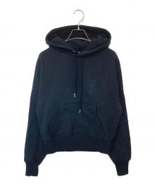 AMI Alexandre Mattiussi（アミアレクサンドルマテュッシ）の古着「AMI DE COJPY HOODIE　アミデフーディー　USW202.747」｜ブラック