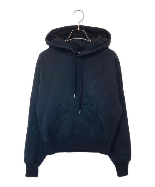 AMI Alexandre Mattiussi（アミアレクサンドルマテュッシ）AMI Alexandre Mattiussi (アミアレクサンドルマテュッシ) AMI DE COJPY HOODIE　アミデフーディー　USW202.747 ブラック サイズ:XXSの古着・服飾アイテム